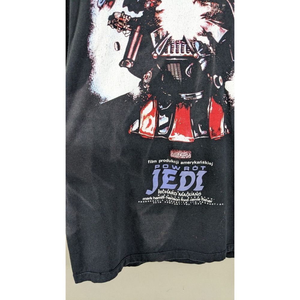 Polish Starwars Exploding Darth Vader Black T-Shi… - image 3